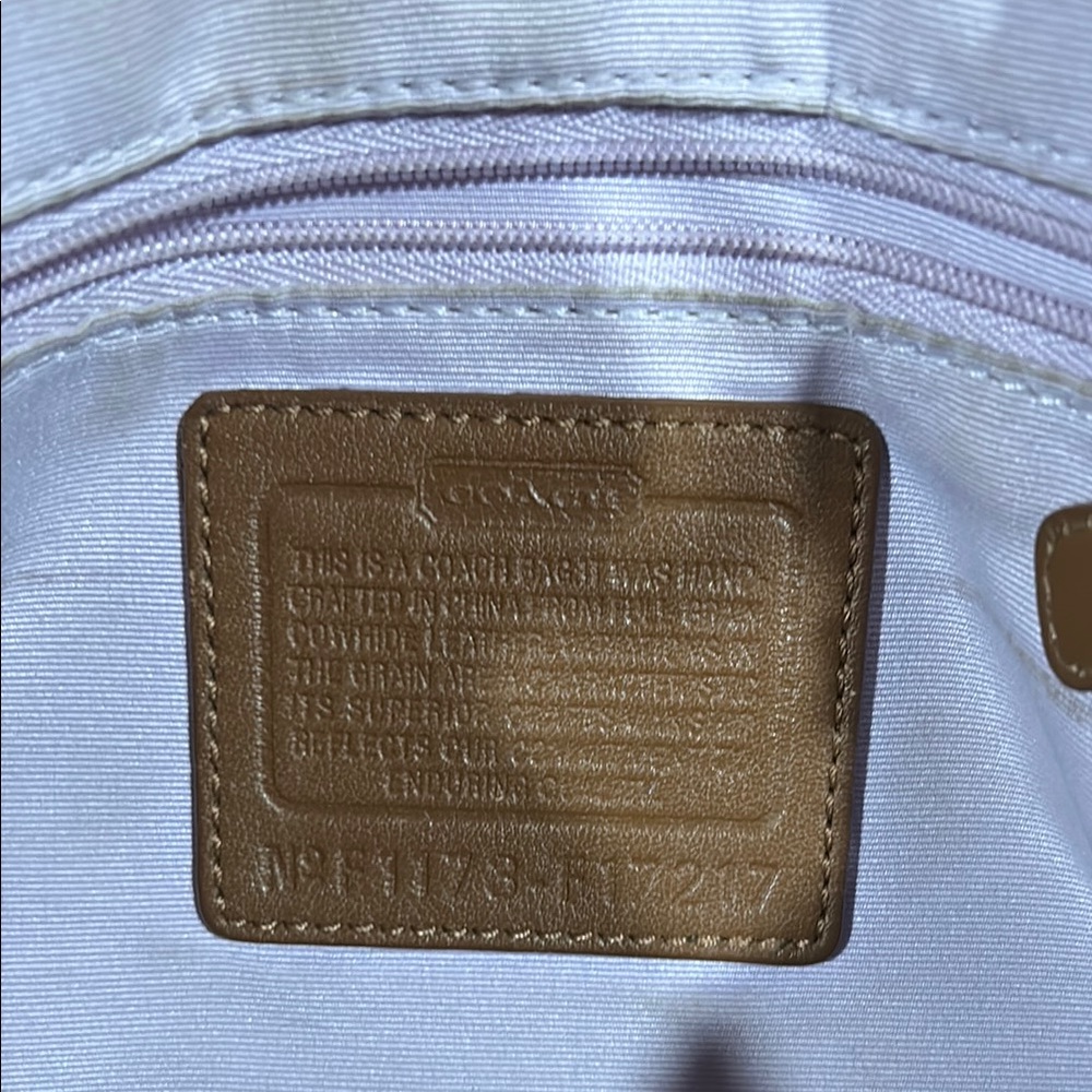 Coach Brown Leather Shoulder Bag - Picture 2 of 6